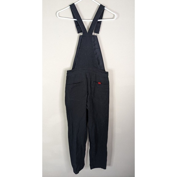Adidas Originals Denim Jean Bib Overalls Women's 0/XXS Black Straight Leg Bibs - Picture 4 of 6